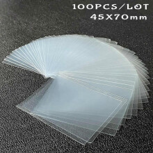 (C 45X70mm-TOP) 100pcs Card Sleeves photcards Clear Protector kpop shield board games tarot cards Three Kingdoms Poker Multi-size toploader