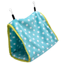 Cama para aves colgante triangular 26x20x18cm verde