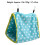 Cama para aves colgante triangular 26x20x18cm verde 11