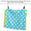 Cama para aves colgante triangular 26x20x18cm verde 7