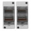 boîtier distribution électrique extérieur ip65 avec couvercle transparent 10
