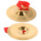 1 paire de cymbalettes mini en alliage 24 cm pour percussion 1