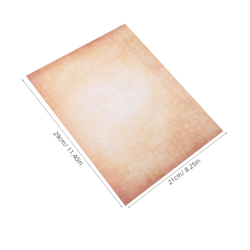 100 papier lettres vintage A4 recto pour scrapbooking 1