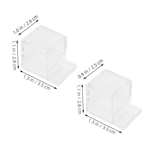 2 acryliques transparents pour fourmis, reptiles petits animaux 2