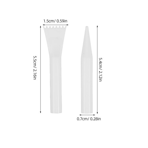 30 pièces outils grattoirs acryliques manche 1