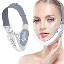 Double Chin Reducer Machine, Ems Face Lifting Machine, Electric V-face Shaping Beauty Belt, Firming Facial Massager