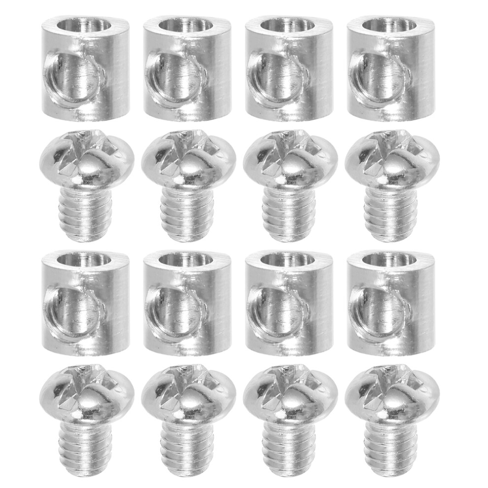30 Pcs Wire Rope Self-Locking Buckle Cable Clamping Clips Fixing Tool 3432100554379