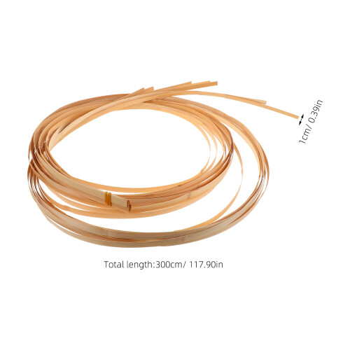 10pcs Handmade Weaving Beige Flexible Cane For Craft Projects 2