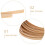 10pcs Handmade Weaving Beige Flexible Cane For Craft Projects 8