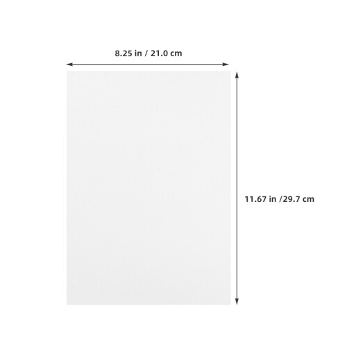100 plaques mousse A4 blanches pour bricolage 2