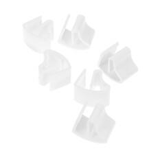 6Pcs Heavy Duty Pleated Drape Hooks For Window Curtains