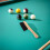 pour de billard 2 pièces avec trou grattoir 6
