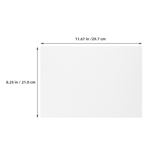 100 plaques mousse A4 blanches pour bricolage 1