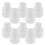 10Pcs White Plastic Four-Hole Blind Cord Knobs For Window Blinds 1