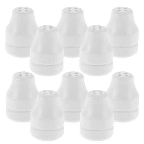 10Pcs White Plastic Four-Hole Blind Cord Knobs For Window Blinds