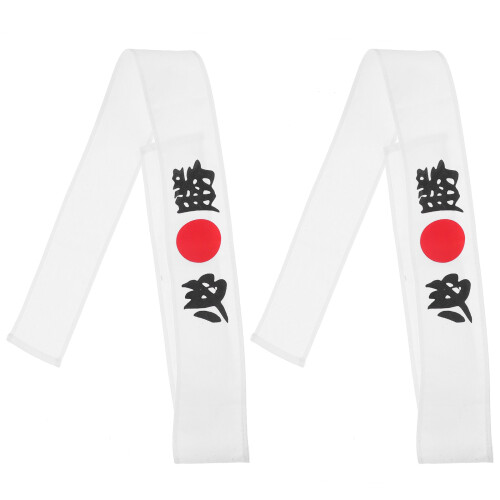 2 Pcs Samurai Headband Child Costume Headbands Party Decorations