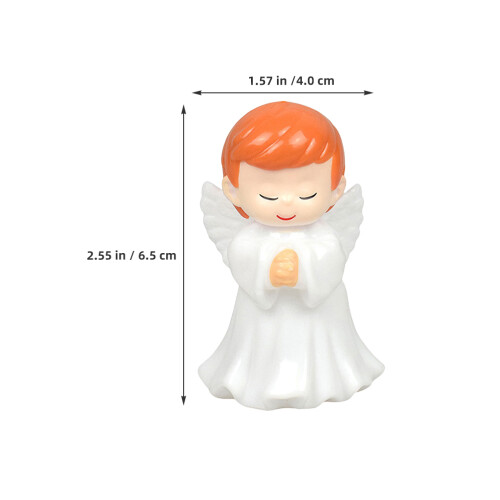 4pcs Angel Figurines Plastic Mini Praying Cherub Statues 2