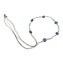 Beaded Waist Belt For Dresses Women Hand Woven Multi 1pcs