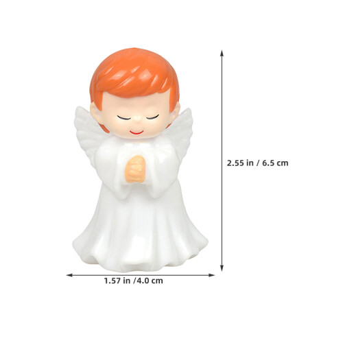 4pcs Angel Figurines Plastic Mini Praying Cherub Statues 1