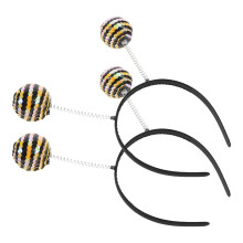 2Pcs Cute Cartoon Headband For Kids Spring Loaded Insect Hairband