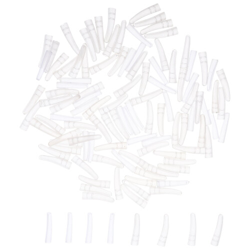 100Pcs Clear Tweezer Point Protectors For Grafting Eyelashes