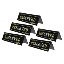 5 pcs acrylic double-sided table signs for wedding, office, meeting