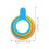 Fruit Grading Circle 2pcs Diameter Measuring Tool 5.7x4.5x1in 2