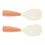 2Pcs Silicone Rice Spoon Spatula Non-Stick Cooker Paddle For Kitchen 1