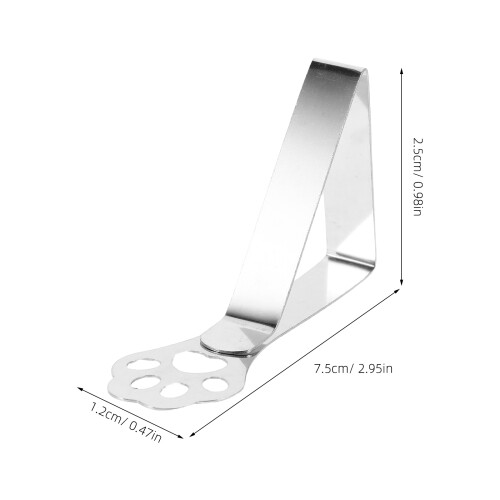 10Pcs Stainless Steel Cat Claw Tablecloth Clips Heavy Duty Windproof 2