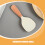 2Pcs Silicone Rice Spoon Spatula Non-Stick Cooker Paddle For Kitchen 9