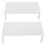 Stable Clear Plastic Display Riser Set For Various Objects 2pcs 1