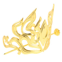 Chinese Vintage Hair Crown Golden Hairpin Sticks For Cosplay Stage