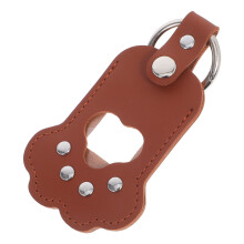 Pet Hair Memory Keychain Pu Portable Memorial Jewelry