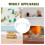 Stable Clear Plastic Display Riser Set For Various Objects 2pcs 8