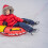 Sled Towing Belt Assorted Color Heavy Duty 1 Set 6