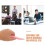 3pcs Portable Staple Remover Handheld Pen Type for Office Home 9