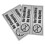 No Smoking Decals Pvc Black 4pcs 1