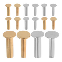 8 Pairs Stainless Steel Handle Rivets Kit - 0.7mm X 0.4mm X 14mm