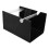 acrylic sticker roll holder with 3-disk storage for office, craft, shipping 1