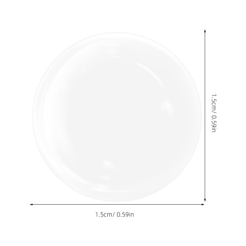 600pcs Double-Sided Sticky Adhesive Dots 0.6” Clear Acrylic Pads 2