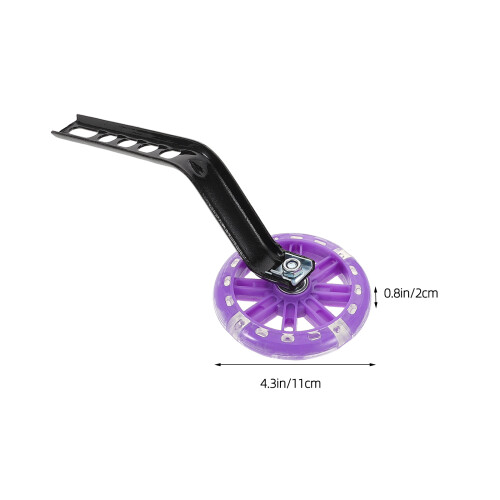 1 pair kids bike training wheels with flash mute stabilizer 2