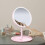 (USB no battery white) Makeup Mirror With Light  White Led Daylight Vanity Mirror Detachable/storage Base 3 Modes Mirror With Light Gift Usb Cable 4