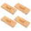 4pcs Wooden Sandpaper Rhythm Block with Handle 11
