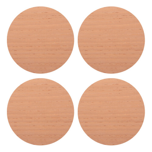 4Pcs Spanish Cedar Sheets 4.24X4.24X0.08In For Cigar Humidor Lining
