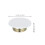 8set Flat Sprinkler Plate White Iron Concealed Design 2