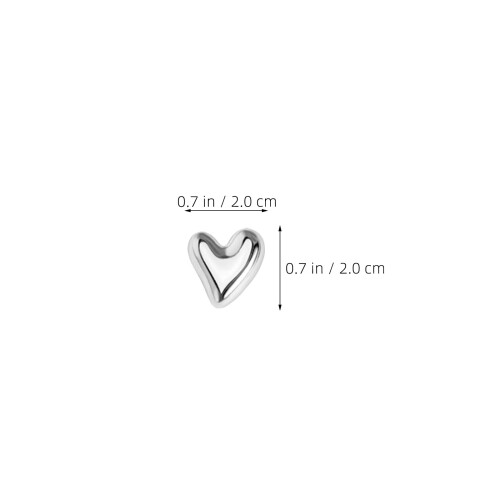 30pcs Heart Push Pins Plastic Flat Head Tacks for Cork Board 1