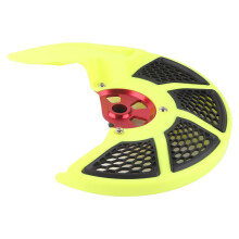 Protector de disco de freno delantero ABS amarillo para CR125R/250R