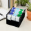 Adjustable Acrylic Sticker Roll Holder Stand with 3 Disks Storage 6