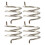 4pcs high elastic clip for bike disc brake caliper spring 9