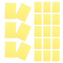 50pcs yellow soldering iron cleaning sponge for high temp welding